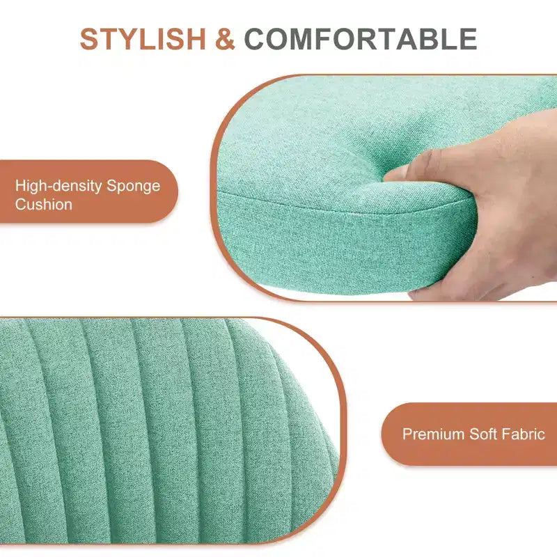 TUYOHW Silla giratoria entrecruzada con ruedas, silla de oficina con altura ajustable y soporte lumbar, silla de juego sin brazos para oficina
