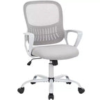 Silla giratoria de malla entrecruzada TUYOHW con ruedas, silla de oficina de 41.5 de altura con altura ajustable, silla gaming para oficina