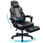 Sillas de juego Celebalcony para adultos con reposapiés, respaldo alto, con soporte lumbar de masaje, sillas de computadora giratorias de 360° y ajustables en altura.