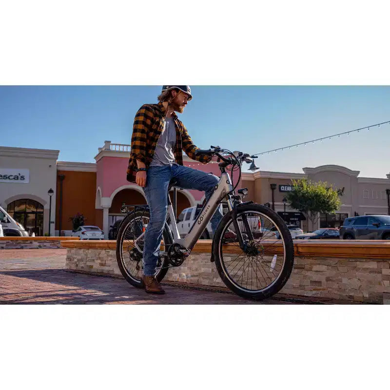 GoPowerBike GoVelo Bicicleta eléctrica para adultos | Caja abierta