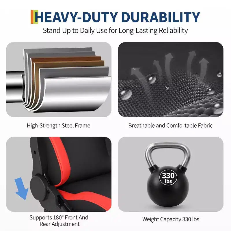 Cabina Plegable de Simulador de Carreras, Soporte de Volante Ajustable para G29/G920/G923, Compatible con Thrustmaster, Fanatec, Hori, Mad Catz, Ángulo de Pedal Ajustable