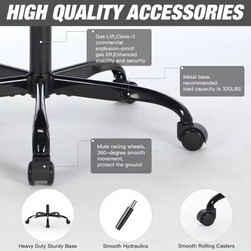 Silla de juegos MAYEERTY con reposapiés, silla ergonómica para ordenador con reposacabezas y soporte lumbar, sillas de videojuegos ajustables en altura, negro y naranja