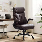 Silla de oficina con respaldo alto, silla de escritorio para ordenador con altura ajustable, ángulo de inclinación del respaldo, soporte lumbar, ruedas giratorias, cómoda para oficina o juegos.