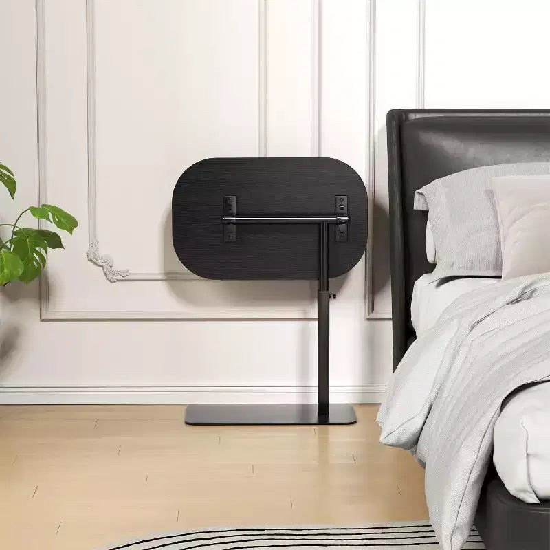Mesa Auxiliar Bandeja para Sofá, Mesa Auxiliar de Altura Ajustable Minimalista para Espacios Pequeños, Mesa Auxiliar para Cama o Sofá con Ranura para Teléfono y Tablet