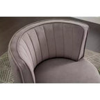 Sofá giratorio de terciopelo 360, sillón redondo moderno, sofá individual tapizado amplio con estructura de madera maciza para sala de estar, dormitorio, sala de juegos