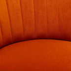 Sofá giratorio de terciopelo 360, sillón redondo moderno, sofá individual tapizado amplio con estructura de madera maciza para sala de estar, dormitorio, sala de juegos
