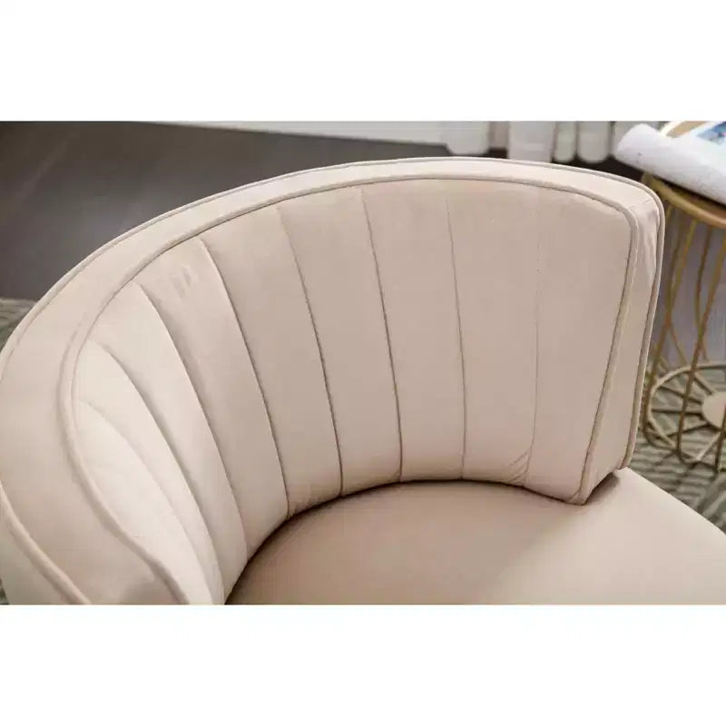Sofá giratorio de terciopelo 360, sillón redondo moderno, sofá individual tapizado amplio con estructura de madera maciza para sala de estar, dormitorio, sala de juegos