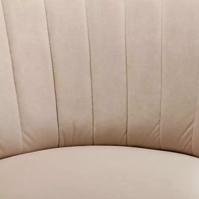 Sofá giratorio de terciopelo 360, sillón redondo moderno, sofá individual tapizado amplio con estructura de madera maciza para sala de estar, dormitorio, sala de juegos