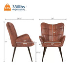 Sillas de comedor modernas tapizadas, sillas de bar para isla de cocina con respaldo, adecuadas para cocina, comedor, sala de estar, cafetería.