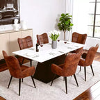 Sillas de comedor modernas tapizadas, sillas de bar para isla de cocina con respaldo, adecuadas para cocina, comedor, sala de estar, cafetería.