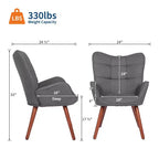 Sillas de comedor modernas tapizadas, sillas de bar para isla de cocina con respaldo, adecuadas para cocina, comedor, sala de estar, cafetería.