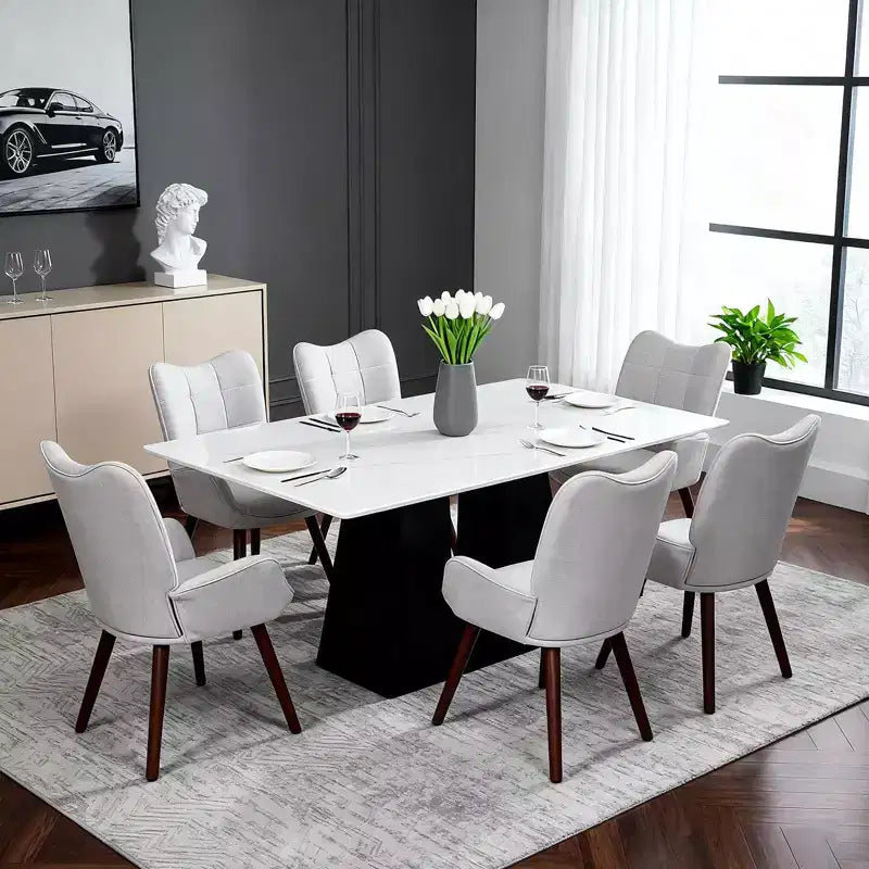 Sillas de comedor modernas tapizadas, sillas de bar para isla de cocina con respaldo, adecuadas para cocina, comedor, sala de estar, cafetería.