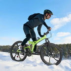 Bicicleta de montaña plegable de 26 pulgadas con suspensión total, transmisión de 21 velocidades, frenos de disco y cuadro de acero de alto carbono para hombres y mujeres adultos