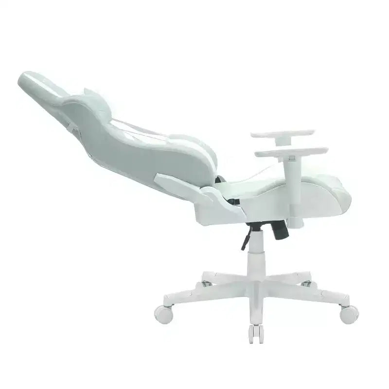 TUYOHW Silla giratoria para juegos de 136 kg con altura ajustable, cojín lumbar y para la cabeza, ruedas, sillas ergonómicas para oficina y videojuegos para oficina y hogar