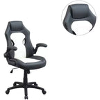 Sillón giratorio de juegos TUYOHW con altura ajustable y ruedas, silla ergonómica de oficina para videojuegos, chaise longue para oficina y hogar, silla de ocio tapizada