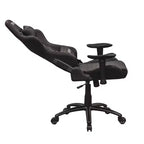 Silla de juego ergonómica ajustable TUYOHW, sillas de oficina giratorias 360° con reposacabezas y almohada lumbar, silla reclinable 90-150 para oficina y hogar, 136 kg máx., negro