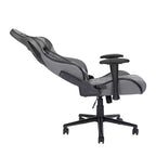 Silla de oficina giratoria ergonómica TUYOHW XL para videojuegos con almohada para la cabeza y la zona lumbar, silla reclinable de 90-150 para oficina y hogar, capacidad máxima de 158 kg, gris
