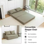 Sofá cama plegable, sillón reclinable con almohada, colchón de suelo, sofá de suelo con respaldo para sala de estar, dormitorio, habitación de invitados, oficina en casa, tamaño individual