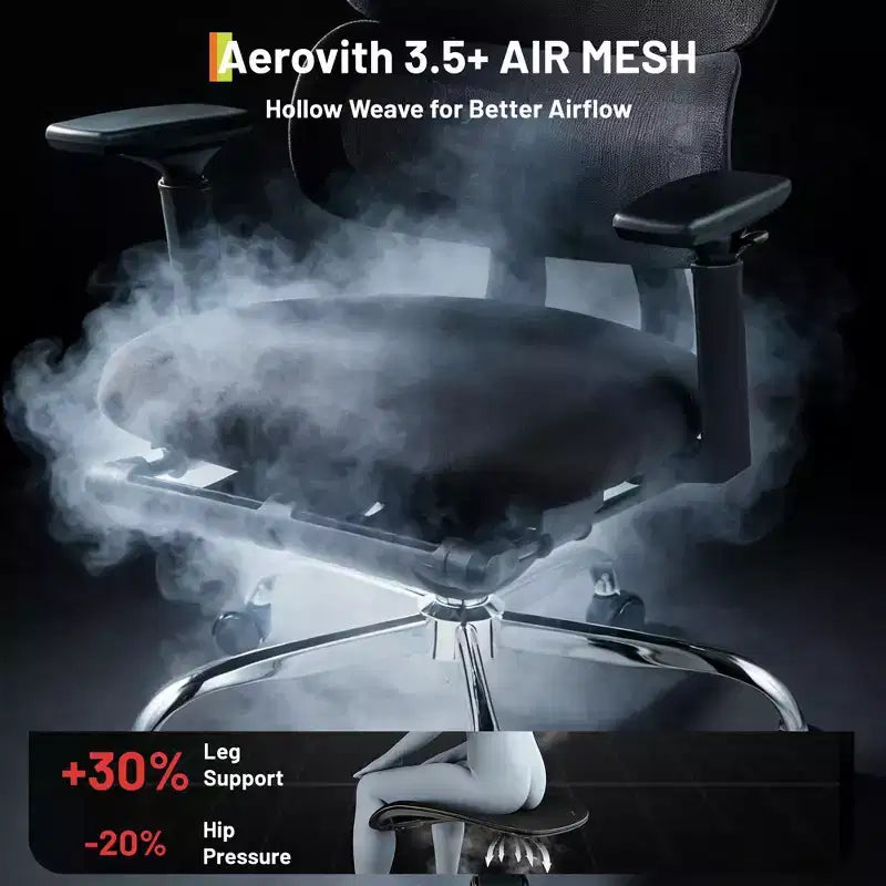 Silla de oficina ergonómica de malla de alta resistencia para videojuegos, con respaldo alto, reposabrazos abatibles 4D, reposacabezas y soporte lumbar ajustables, capacidad de 181 kg