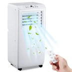 Acekool Aire Acondicionado Portátil de 10.000 BTU, Deshumidificador y Ventilador 3 en 1, Control Remoto, Temporizador de 24H, Kit de Ventana para Habitaciones de hasta 42 m²