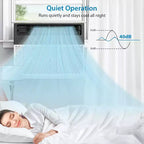 Aire acondicionado de ventana en forma de U de 8.000 BTU Ultra silencioso Eficiencia energética Profundidad ajustable Control remoto Filtro lavable