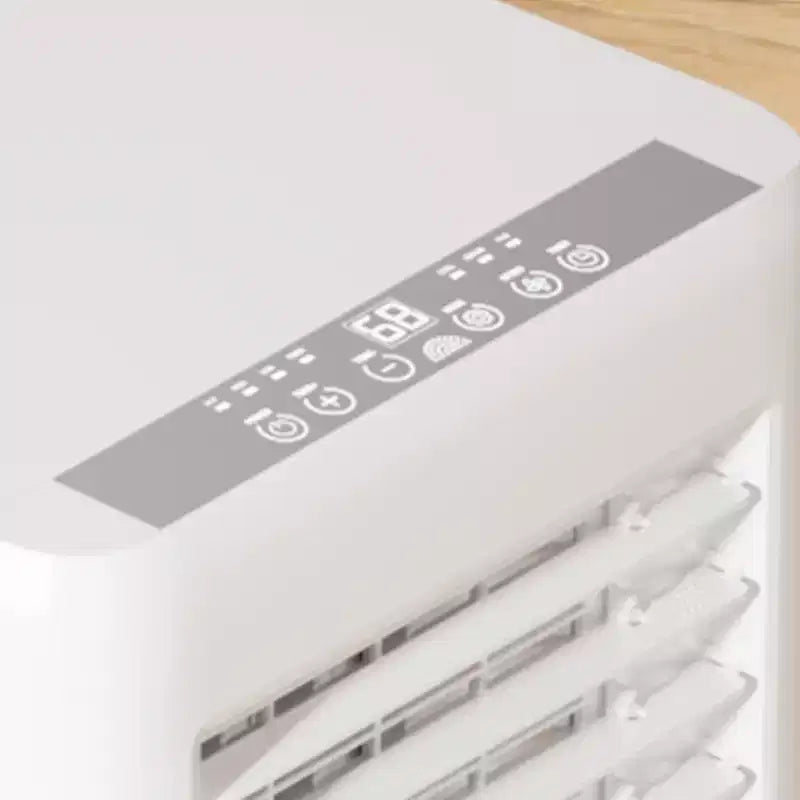 Acondicionador de Aire Portátil de 10,000 BTU - Aire Acondicionado Inteligente 3 en 1 (Enfriar/Deshumidificar/Ventilador) para 41.8 m². Incluye Control Remoto con Pantalla LED, Modo Noche y Kit para Ventana