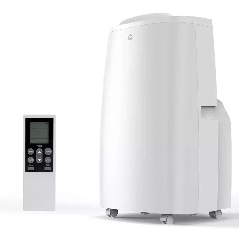 Aire acondicionado portátil de 14,000 BTU, unidad de CA portátil 3 en 1 enfría/ventilador/deshumidificador de hasta 70 m², unidad de CA con temporizador de 24 horas, control remoto, dormitorio