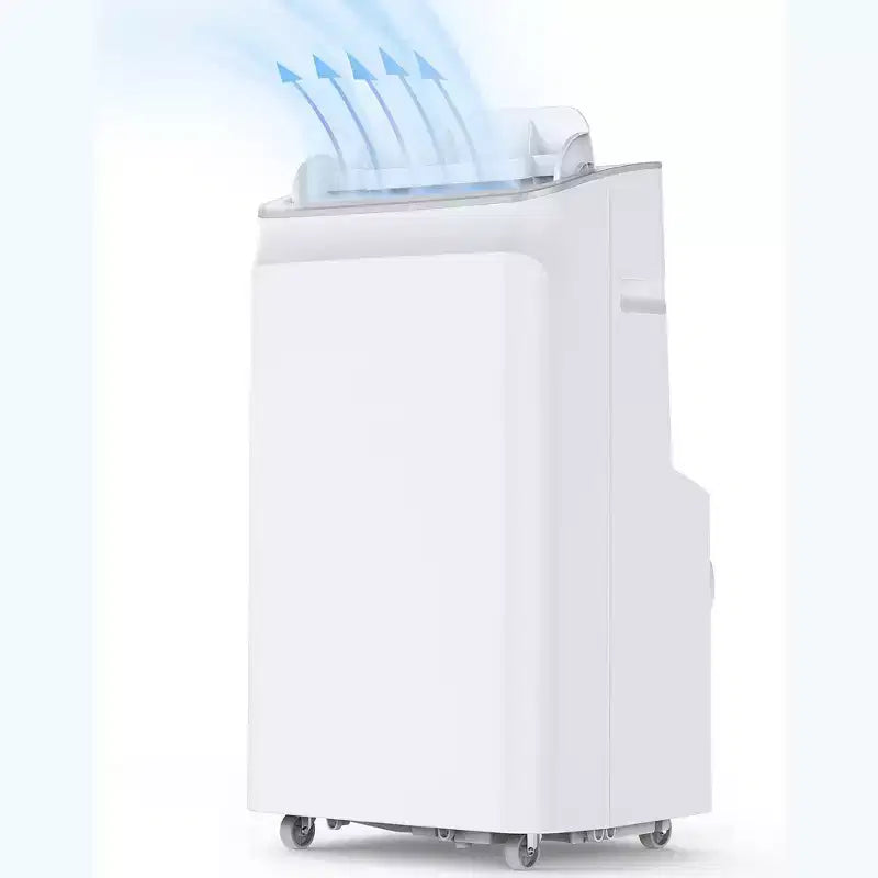 Aire acondicionado portátil 3 en 1 de 12 000 BTU enfría y deshumidifica hasta 70 m² con control remoto, modo de suspensión, temporizador y kit de instalación. Ideal para dormitorios, oficinas, hogares.