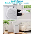 Aire acondicionado portátil 3 en 1 de 12 000 BTU enfría y deshumidifica hasta 70 m² con control remoto, modo de suspensión, temporizador y kit de instalación. Ideal para dormitorios, oficinas, hogares.