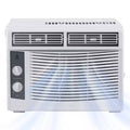 Energy-Efficient 5000 BTU Window Air Conditioner for Rooms up to 150 Sq.Ft  Quiet Operation, Mechanical Controls, Easy Installation