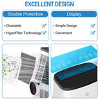 Acekool Aire Acondicionado Portátil Inteligente de 15000 BTU, AC Interior 5 en 1, Control Remoto, Silencioso, Hasta 850 Sq Ft, para Dormitorio u Oficina, Tapa Negra