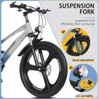 Bicicleta de montaña NAYSAYE de 20 pulgadas para niños con transmisión de 7 velocidades y cuadro de aleación de magnesio para niños y niñas de 8 a 12 años, 57.09*21.65*29.92