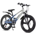 Bicicleta de montaña NAYSAYE de 20 pulgadas para niños con transmisión de 7 velocidades y cuadro de aleación de magnesio para niños y niñas de 8 a 12 años, 57.09*21.65*29.92
