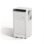 Acondicionador de aire portátil 3 en 1 GustoWave de 8,000 BTU - Enfría hasta 450 pies cuadrados, silencioso <42dB con temporizador de 24H y control remoto, de pie