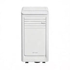 Acondicionador de aire portátil 3 en 1 GustoWave de 8,000 BTU - Enfría hasta 450 pies cuadrados, silencioso <42dB con temporizador de 24H y control remoto, de pie