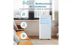 Aire Acondicionado Portátil 3 en 1 de 8.000/10.000 BTU - Enfría hasta 41,8 m², Funcionamiento Silencioso, Filtro Lavable, R32 Ecológico