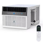 Acekool 8,000 BTU Window Air Conditioner, U-Shaped Quiet AC Unit with Dehumidifier & Fan, Cools Up to 370 Sq Ft, Remote, Easy Install