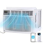 Acekool Aire Acondicionado de Ventana de 12,000 BTU, Unidad de CA Inteligente WiFi con Control Remoto, Enfriador, Deshumidificador y Ventilador 3 en 1, 4 Velocidades de Ventilador