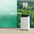 Acondicionador de aire portátil GustoWave de 14.000 BTU con refrigeración, deshumidificación y ventilador, temporizador de 24 horas, enfría hasta 70 metros cuadrados, negro