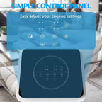 Aire Acondicionado Portátil GustoWave de 8000 BTU, Unidad de CA de Bajo Consumo con Control Remoto, Temporizador de 24 Horas, Habitaciones de hasta 32,5 Metros Cuadrados.