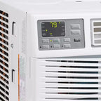 Aire acondicionado de ventana Garvee de 10000 BTU con control remoto, enfría 32.5 m², 3 velocidades, pantalla LED silenciosa, fácil instalación para dormitorio, oficina