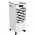 Enfriador de aire evaporativo portátil de 7 l con mando a distancia, 3 velocidades, temporizador y ventilador oscilante para oficina en casa