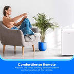 Aire Acondicionado Portátil Midea Inverter Inteligente de 10,000 BTU DOE, para espacios de hasta 41.8 m², Blanco