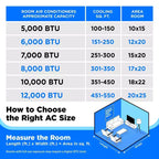 Aire Acondicionado Portátil Midea Inverter Inteligente de 10,000 BTU DOE, para espacios de hasta 41.8 m², Blanco