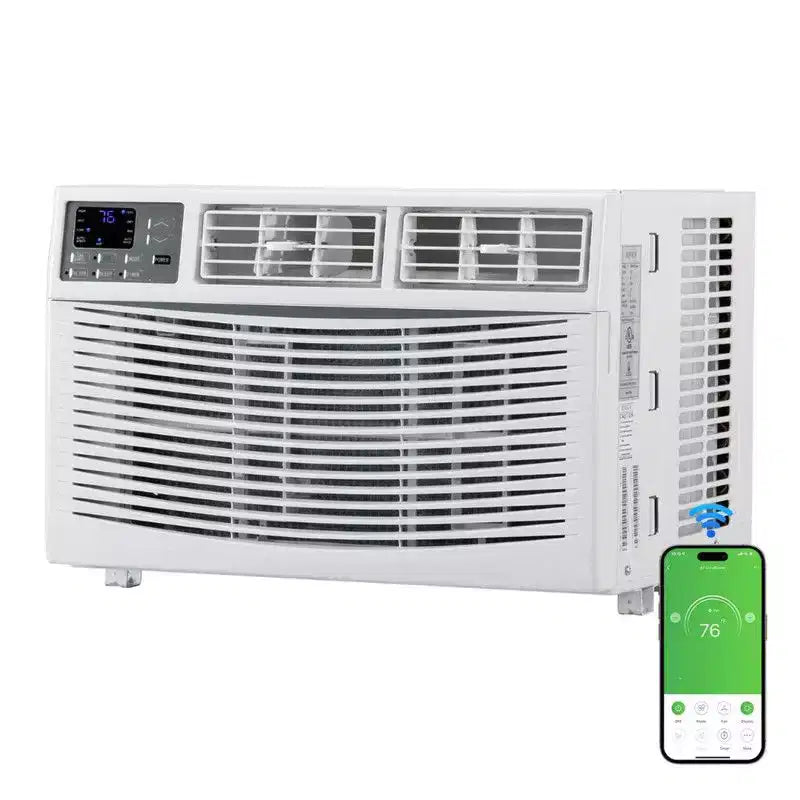 Aire Acondicionado Portátil para Ventana Todo en Uno Karl Home de 14000 BTU con Wi-Fi