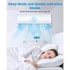 Sistema de aire acondicionado/calefacción Mini Split, Mini Split Inverter de 19 Seer2 para enfriar hasta 41,8/69,7 m², Bomba de calor Mini Split sin conductos