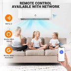 Aire acondicionado mini split de 12,000 BTU, 22 SEER2, refrigeración/calefacción de 750 pies cuadrados, inversor inteligente, control WiFi Alexa, 5 modos (frío/calor/deshumidificación/ventilador/suspensión)