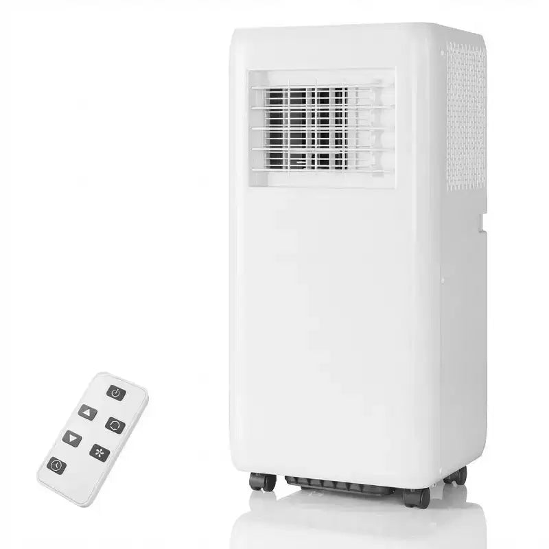 Unidad de aire acondicionado portátil de 10 000 BTU 4 en 1, enfriador, deshumidificador, ventilador, enfriador de aire, modo nocturno silencioso, ventilador de flujo ecológico, kit de ventana con control remoto