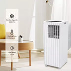 Aire acondicionado portátil de 8.000 BTU, enfría habitaciones de hasta 32.5 m², aire acondicionado portátil 4 en 1 con modos frío, ventilador, deshumidificador y reposo, unidad de aire acondicionado interior con control remoto.