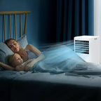 Aire acondicionado portátil de 8000 BTU - CA 3 en 1 para habitaciones de hasta 32.5 m² con control remoto y kit para ventana